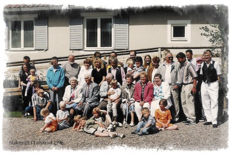 Släktträff i Lohärad Bygdegård 1996